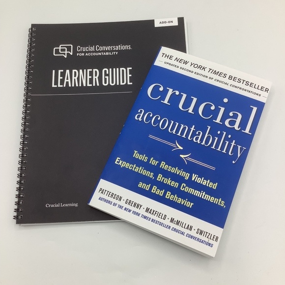 NEW Crucial Accountability Set: Book and Learner Guide NYT Bestseller - Picture 10 of 10